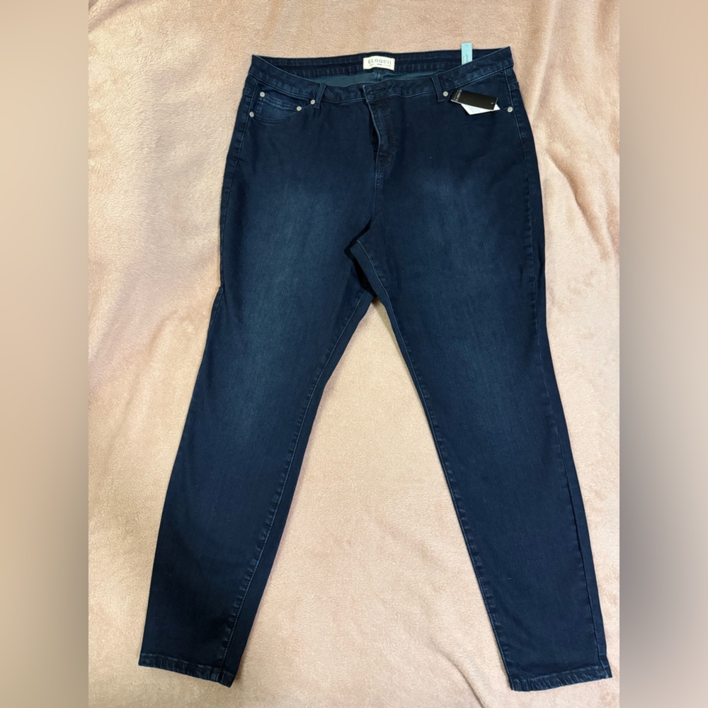🟡🟡Eloquii Dark Blue Skinny Jeans